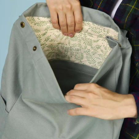 Hindbag Sac à Dos Guillaume - Sauge - Intérieur