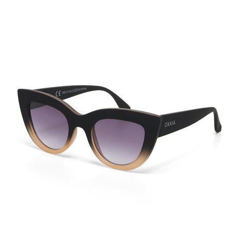 LUNETTES OKKIA CLAUDIA BLACK & PINK - OK013 BP