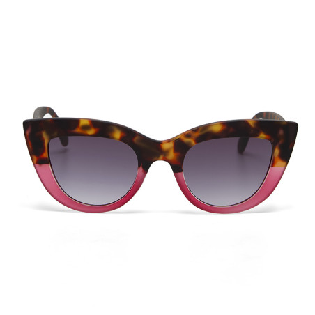 LUNETTES DE SOLEIL OKKIA CLAUDIA HAVANA PINK - OK013 HP