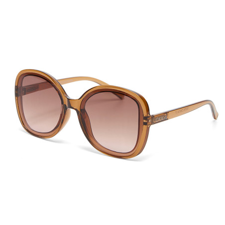 LUNETTES DE SOLEIL OKKIA ANNA TRANSPARENT BROWN - OK019 TBR