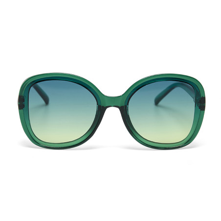 LUNETTES DE SOLEIL OKKIA ANNA TRANSPARENT VERT - OK019 TGR