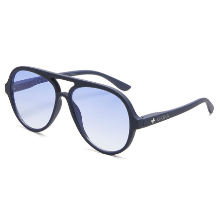 SUNGLASS OKKIA ALESSIO - MIDNIGHT BLEU LENS - OK021 MN-BL