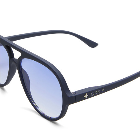 OKKIA ALESSIO - MIDNIGHT BLEU LENS - OK021 MN-BL