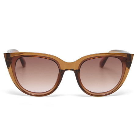 LUNETTES DE SOLEIL OKKIA SILVIA TRANSPARENT BROWN  - OK020 TBR