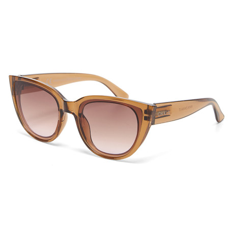 SUNGLASS OKKIA SILVIA TRANSPARENT BROWN  - OK020 TBR