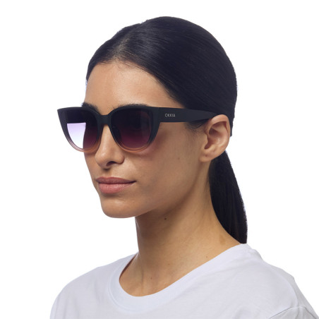 LUNETTES OKKIA SILVIA BLACK PINK  - OK020 BP