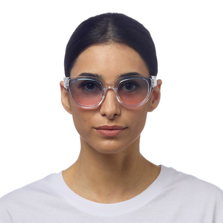 LUNETTES DE SOLEIL OKKIA SILVIA TRANSPARENT CLEAR  - OK020 TBR