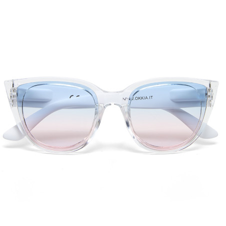 SUNGLASS OKKIA SILVIA TRANSPARENT CLEAR  - OK020 TBR