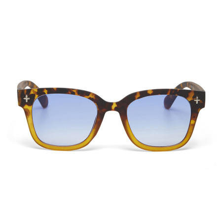 LUNETTES DE SOLEIL OKKIA GIOVANNI HAVANA YELLOW / BLUE LENS - HY-BL LUNETTES DE SOLEIL OKKIA GIOVANNI HAVANA YELLOW / BLUE LENS - HY-BL