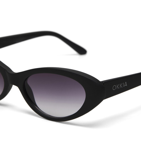 Lunettes de soleil Cat Eyes Noir – OK029-BK
