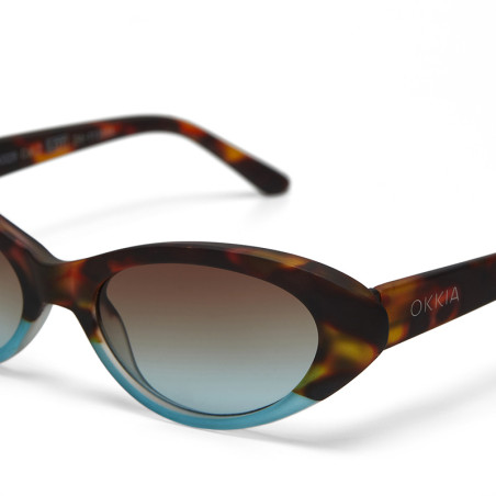 Lunettes OKKIA Cat Eyes Lina Havana Blue