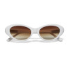 Lunettes de soleil OKKIA Cat Eyes Optical White – OK029-OW