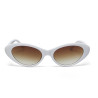 Sunglass OKKIA Cat Eyes Optical White – OK029-OW