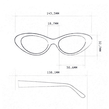 Lunettes de soleil OKKIA Cat Eyes – OK029