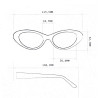Lunettes de soleil OKKIA Cat Eyes – OK029