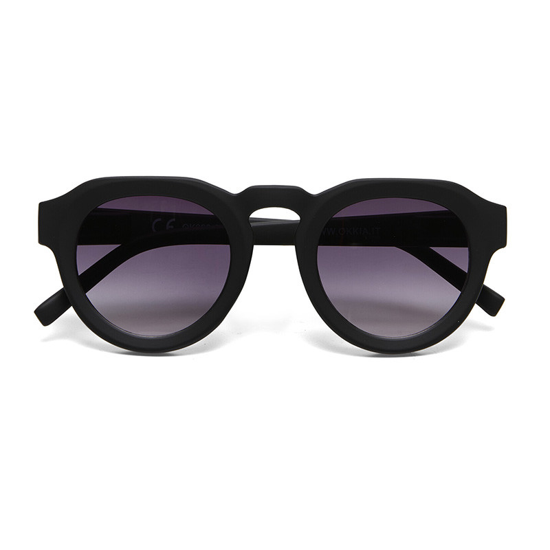 Okkia ZENO, Lunettes de soleil ronde Noir - OK032-BK