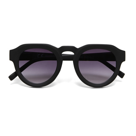Okkia ZENO, Lunettes de soleil ronde Noir - OK032-BK Okkia ZENO, Lunettes de soleil ronde Noir - OK032-BK