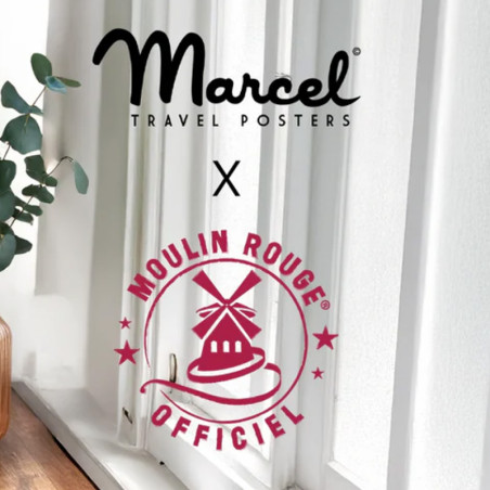 Moulin Rouge  x Marcel Travel Poster