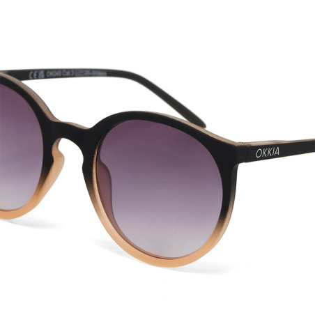 Lunettes de Soleil OKKIA Berlino Black & Pink - OK045