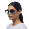 Lunettes de Soleil OKKIA Berlino Havana Bleu- OK045-HB