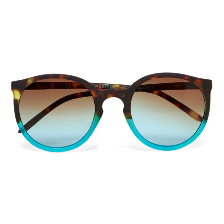 Lunettes de Soleil OKKIA Berlino Havana Bleu- OK045