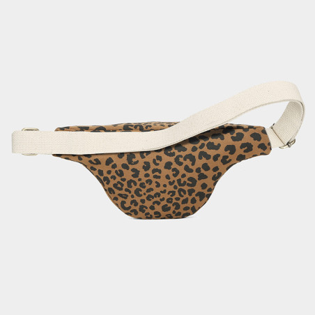 Hindbag Olivia Léopard Coton Cannelle