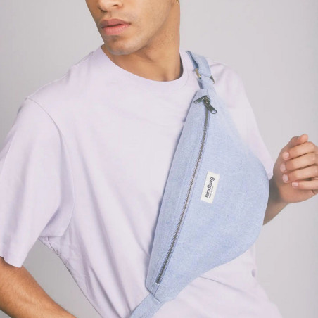 Sac Banane Hindbag Sasha -Denim Bleu - Homme & Femme