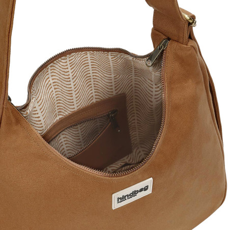 Hindbag - Sac Hobo Claire - Cannelle -Intérieur