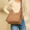 Sac Hibo Hudbag canelle Alliant style et fonctionnalité, il charme par son design qui mêle élégance et simplicité.