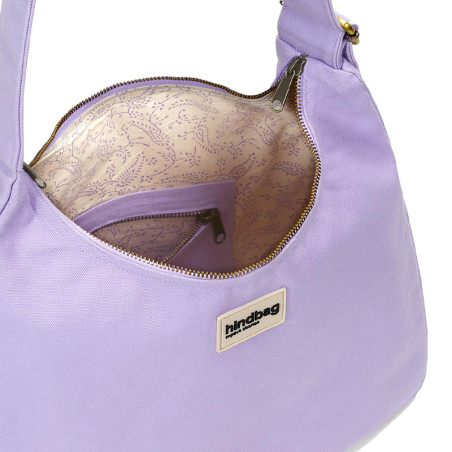 Hindbag - Sac Hobo Claire Lillas - Intérieur