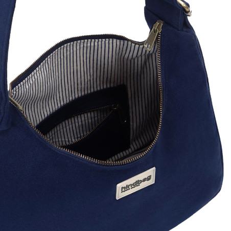 Hindbag - Sac Hobo Claire Navy - Intérieur